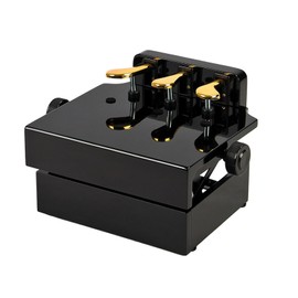 ASZUNE Piano Pedal Extenders Adjustable Height with 3 Pedals Designed for Kids and Beginners Wood Black