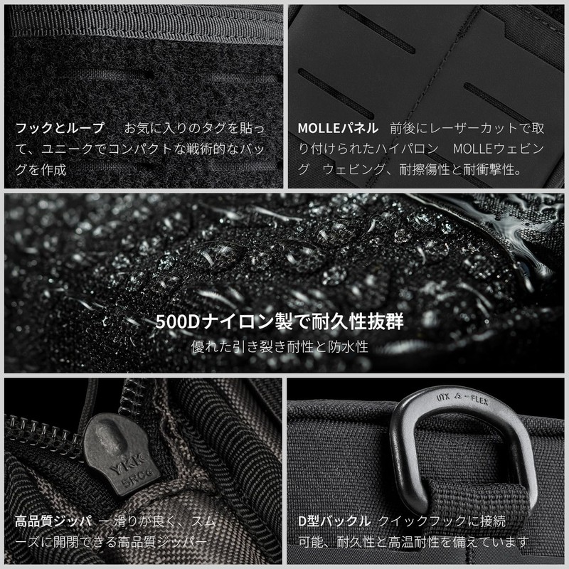 TACTICAL GEEK Block E3.0 EDC Compact Waist Pouch, EDC Pouch
