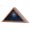 Engraved Military Service 3x5 Flag Display Case - (Army Engraved