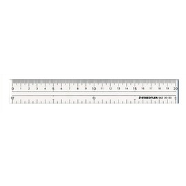 ステッドラー直線定規 両側目盛付き 20cm
