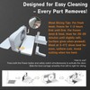 Meat Slicer for Home, 150W Foldable Deli Meat Slicer with