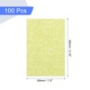 sourcing map 100 Pcs Photocard Sleeves, 3.5" x 1.5" Plastic