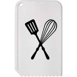 Azeeda 'Whisk and Spatula' Plastic Ice Scraper (IC00042893)