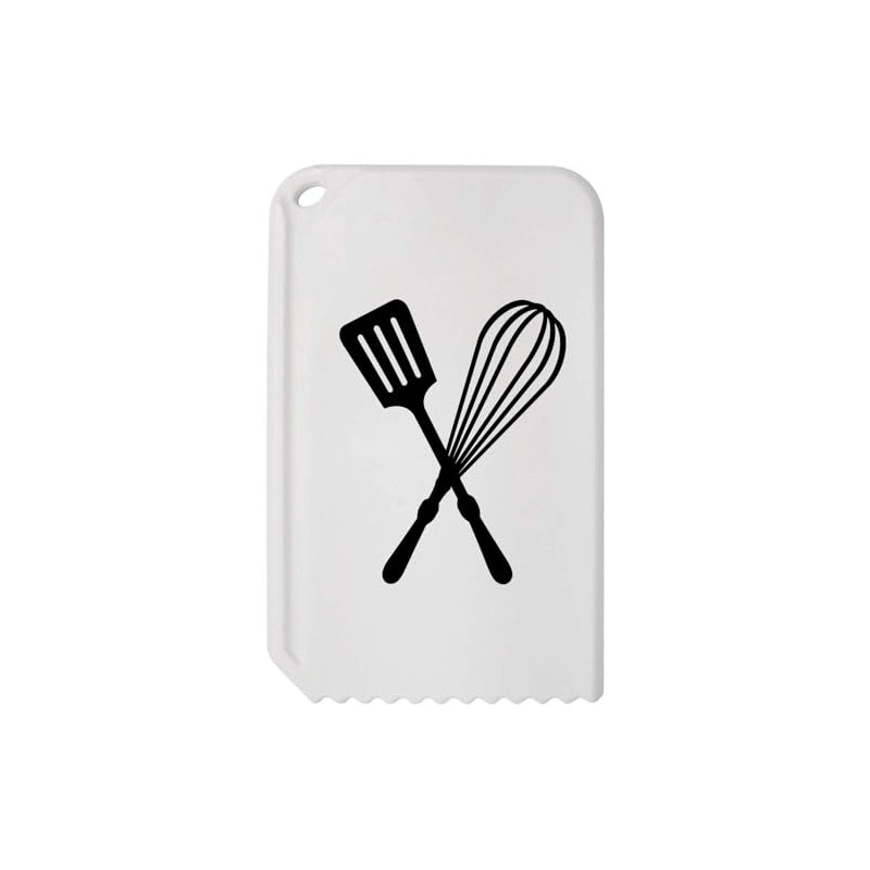 Azeeda 'Whisk and Spatula' Plastic Ice Scraper (IC00042893)