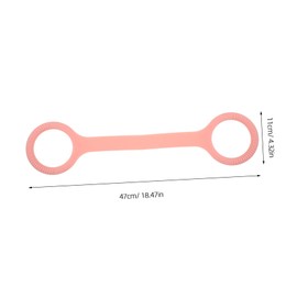 Gatuida Puller Exercise Bands with Handles Back Workout Equipment Fitness Tension Rope Shoulder Exercise Equipment Portable Elastic Ropes Yoga Resistance Band Yoga Band Silica Gel Pink