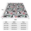 Throw Blanket Christmas Boston Terriers Dog, Lightweight Soft Warm Sherpa