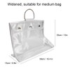 Transparent Waterproof Dustproof Bag Portable Moisture Proof Wardrobe OrganizerC Type
