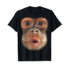 Monkey Blowing Stomach Face T-Shirt