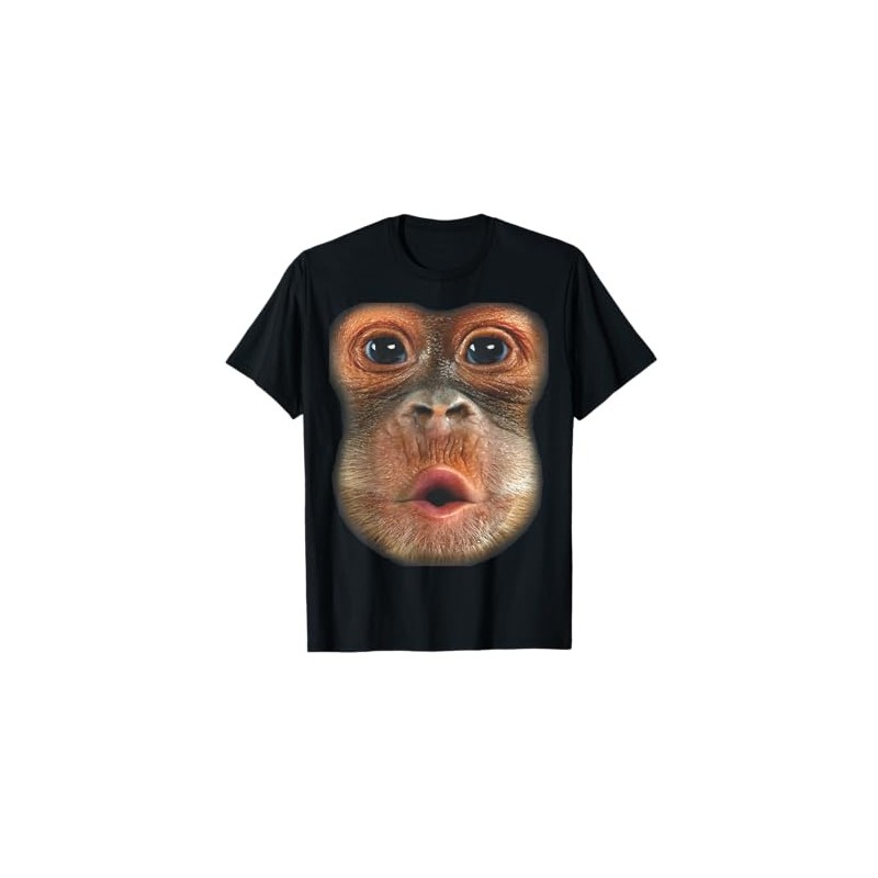 Monkey Blowing Stomach Face T-Shirt