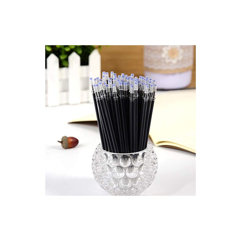 Sencoo 24-Pack 0.5 mm Black Gel Ink Pen Replace Refills