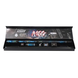 EVO MEG Combo Maxbing Edition - Glassfiber Pool Cue Stick, 5/16 * 18 Pin Joint and 12.5mm Tip, Evo tip, Accessories: Accessories: 4" Extension, TIME Tip, Evo Chalk, Evo Glove