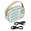 Bluetooth Speaker Stereo HiFi Sound USB Charging Retro Portable Wireless