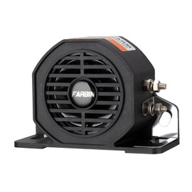 FARBIN Truck Back up Alarm 110dB 12V-48V DC Car Reverse Alarm Horn Reversing Warning Alarms Waterproof Industrial Heavy-Duty Backup Warning Back Up Beeper (HT)