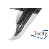 Toolty Ultra Flexible Plaster Finishing Skimming Trowel - Stainless Steel