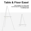 Falling in Art 65" A-Frame Tripod Easel Stand, Wooden Display