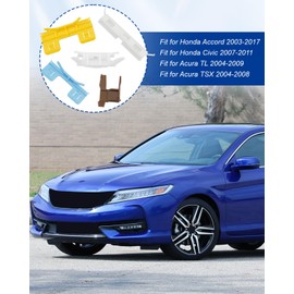 15 Pcs Windshield Roof Molding Clips Side Repair Set Fit for Honda Civic Accord Acura Replace 91570SJD003 73154SNA003 73155SNA003 73153SNA003 91572SDAA01