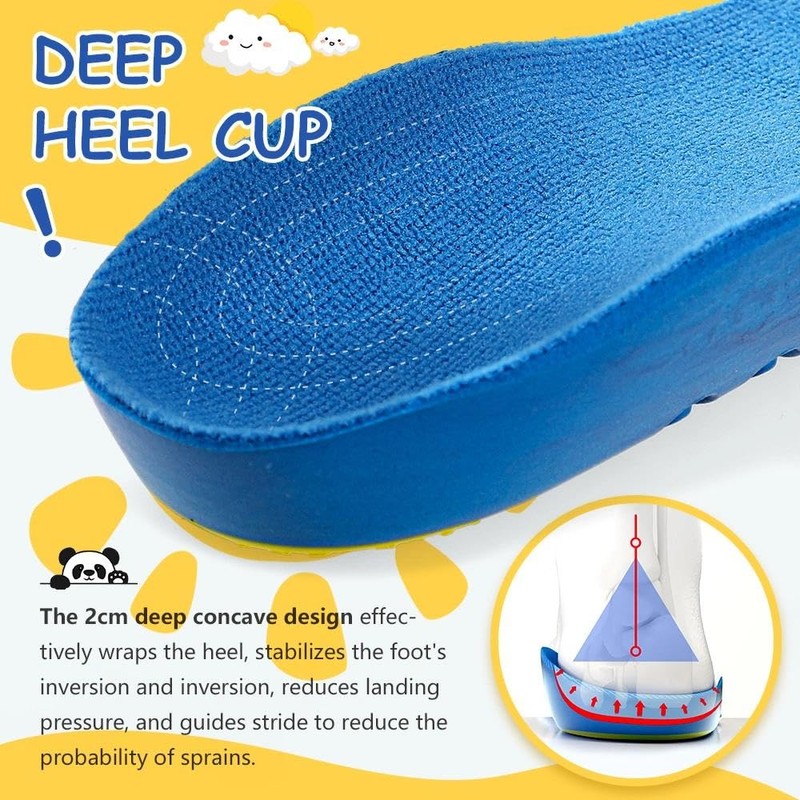 XINIFOOT Kids Arch Support Insoles