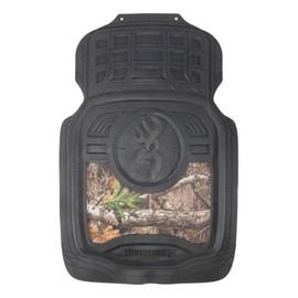 Browning Car and Truck Floor Mats, Premium Protection Against Water and Dirt, Front Set of 2, Buckmark Scope (Realtree Edge)