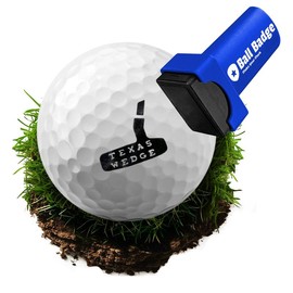 HODL 21 Ball Badge Golf Ball Stamp - Self-Inking Marker for Identifying Balls - Durable Design - Stocking Stuffer Holiday Gift - Golfer Equipment:_Texas Wedge