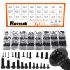 Rustark 1200Pcs 24 Sizes Black Phillips Pan Head Machine Screws