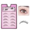 XUZOO Natural Popular False Eyelashes Soft Eyelashes Black False Eyelashes