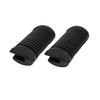 A ABSOPRO 1 Pair Black Motorcycle Front Foot Pedal Cover