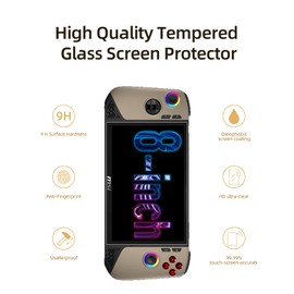 WUNIAK Screen Protector for MSI's New Claw 8 AI+ Handheld Game Console,Tempered Glass Film Anti-Scratch High Touch Sensitivity,3 Pack