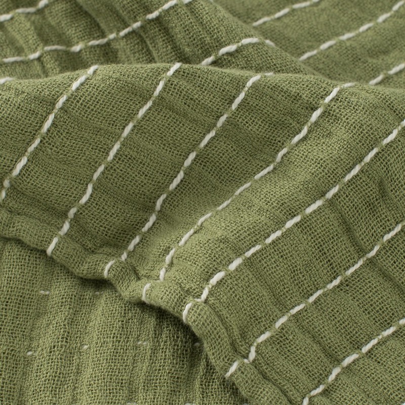 GINAMUSE Muslin Throw Blanket for Bed 100% Cotton Gauze Fall