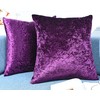 ZIMEL HOMES Pack of 2 Crushed Velvet Cushion Covers 43