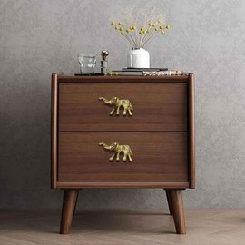 Perilla Home Metal Elephant Knobs Decorative Animal Shape Knobs for Room Kitchen Cabinet Hardware Cupboard Door Knobs Dresser Wardrobe and Drawer Pulls