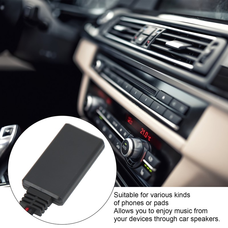 Car Bluetooth Module AUX Adapter Cable 12V Replacement for Citroen