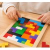 3 Pcs Wooden Tangram Puzzle Board for Kids – Colorful