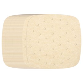 HARFINGTON 400pcs Air Fryer Liners 7 Inch Square Bamboo Steamer Liners with Holes Non-Stick Perforated Parchment Paper Sheets Disposable Steamer Paper for Air Fryers Steaming Basket, Brown