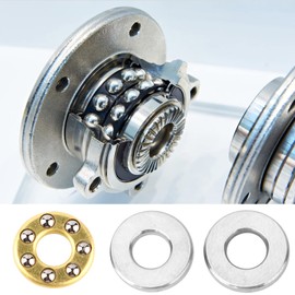 Miniature Thrust Ball Bearing with Washers 3 x 8 x 3.5 mm Pack of 10