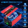VUICCI 30A Boost MPPT Solar Charge Controller 1200W,48V/60V/72V Step-Up,Max 15A