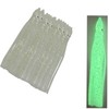30pcs Luminous Clear Octopus Baits Soft Plastic Glow Skirts Fishing