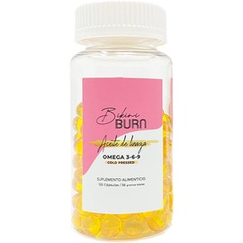 Bikini Burn Aceite de Linaza 100% Puro | Cápsulas Blandas Cold Pressed | Omega 3 ALA Vegano | Sin Aditivos, Sin Crueldad Animal | Apoyo Diario para Vitalidad