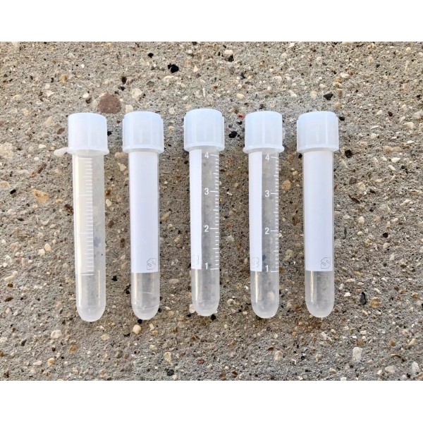 Unbranded Lot of 50 ~ 4ml 3.5" Twist Cap Clear