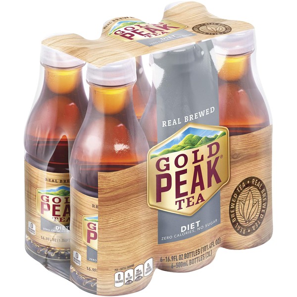 Gold Peak Diet Iced Tea Drink, 169 fl oz, 6 Pack