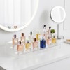 Mowhut 3-Tier Clear Perfume Organizer, Adjustable & Extendable Perfume Tray,
