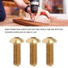 50Pcs Hex Socket Screws Half Round Head Pure Copper Hardware