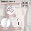 HAMINOS Microcurrent Facial Massager with 3D Roller, 3 Intensity Levels,