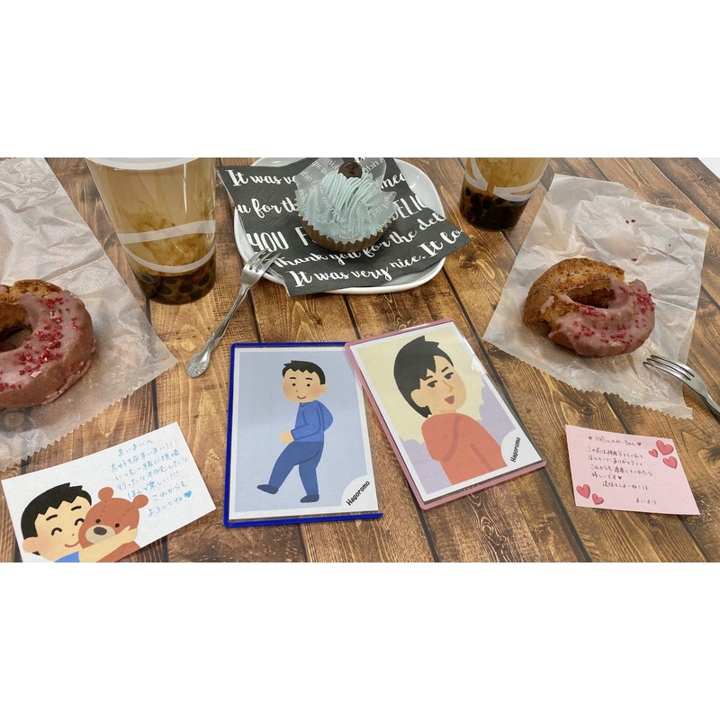 Hagoromo No. 82165 Pressed Color L-format Photo Case, 5 Pieces,