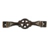 Star Cast Iron Antique Style Rustic Barn Handle, Gate Drawer
