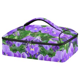 Kigai Palm Pineapple Casserole Dish Carrier for Hot or Cold Food Storage,Insulated Casserole Carrying Case Perfect for Parties, Picnics and Camping; Fits 9” x 13”Baking Dishes