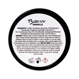 Cuccio Pro T3 LED/UV Cool Cure Versatility Gel - Self-Levelling - Incredibly Flexible - Strong Adhesion - High Shine Finish - Fast Application - Quick Cure - Rainbow Bling - 1 Oz Nail Gel