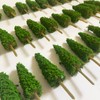 Miniature Model Trees 3.3 Inch Green Pine Trees 15Pcs for