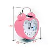 Monique Students Seniors 3in Twin Bell Loud Alarm Clock Silent