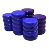 26 Blue and Purple Crokinole Discs - Full Set (Small