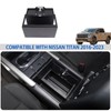 Center Console Safe Box Compatible with Nissan Titan 2016-2023, Armrest